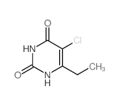 5-chloro-6-ethyl-1H-pyrimidine-2,4-dione Structure