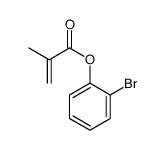 (2-bromophenyl) 2-methylprop-2-enoate结构式