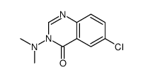 6-chloro-3-(dimethylamino)quinazolin-4-one Structure