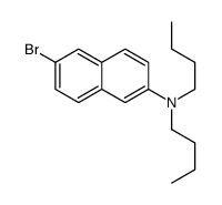 6-bromo-N,N-dibutyl-2-naphthylamine Structure