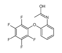 N-[2-(2,3,4,5,6-pentafluorophenoxy)phenyl]acetamide Structure