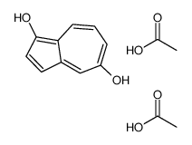 acetic acid,azulene-1,5-diol Structure