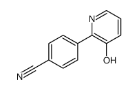 4-(3-hydroxypyridin-2-yl)benzonitrile Structure