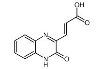 3-(3-HYDROXY-QUINOXALIN-2-YL)-ACRYLIC ACID结构式