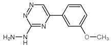 [5-(3-methoxyphenyl)-1,2,4-triazin-3-yl]hydrazine结构式