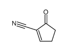 5-oxocyclopentene-1-carbonitrile结构式