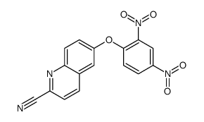 6-(2,4-dinitrophenoxy)quinoline-2-carbonitrile Structure