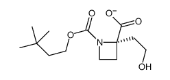 (2S)-1-(3,3-dimethylbutoxycarbonyl)-2-(2-hydroxyethyl)azetidine-2-carboxylate Structure