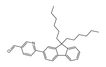 6-(9,9-dihexylfluoren-2-yl)pyridine-3-carbaldehyde Structure