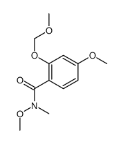 N,4-dimethoxy-2-(methoxymethoxy)-N-methylbenzamide结构式