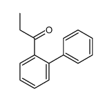 1-(2-phenylphenyl)propan-1-one Structure