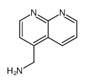 1,8-naphthyridin-4-ylmethanamine结构式