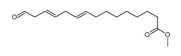 methyl 15-oxopentadeca-9,12-dienoate结构式