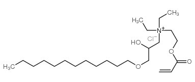 [3-(dodecyloxy)-2-hydroxypropyl]diethyl[2-[(1-oxoallyl)oxy]ethyl]ammonium chloride picture