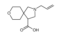 8-Oxa-2-azaspiro[4.5]decane-4-carboxylic acid, 2-(2-propen-1-yl) Structure