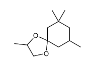 2,7,7,9-tetramethyl-1,4-dioxaspiro[4.5]decane structure