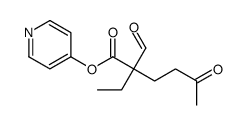 ethyl ()-β-oxo-α-(3-oxobutyl)-4-pyridylpropionate Structure