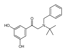 Ethanone, 1-(3,5-dihydroxyphenyl)-2-[(1,1-dimethylethyl)(phenylmethyl)amino] Structure