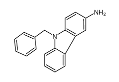 9-benzylcarbazol-3-amine结构式