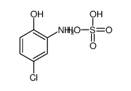 [5-chloro-2-hydroxyphenyl]ammonium hydrogen sulphate Structure