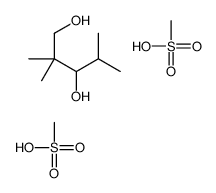 methanesulfonic acid,2,2,4-trimethylpentane-1,3-diol Structure