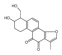 7-hydroxy-6-(hydroxymethyl)-1-methyl-6,7,8,9-tetrahydronaphtho[1,2-g][1]benzofuran-10,11-dione结构式