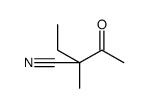 Butanenitrile, 2-ethyl-2-methyl-3-oxo Structure