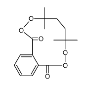 8,8,11,11-Tetramethyl-8,9,10,11-tetrahydro-6,7,12,13-tetraoxa-benzocyclododecene-5,14-dione结构式