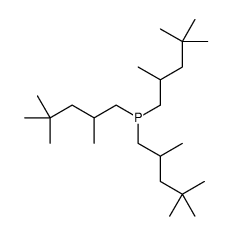 tris(2,4,4-trimethylpentyl)phosphane Structure