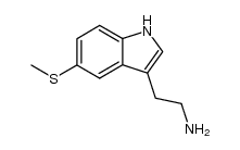 2-(5-methylthioindol-3-yl)ethylamine结构式