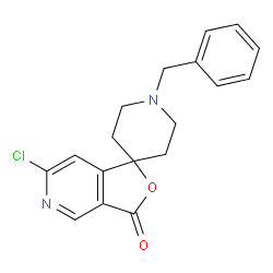 1'-Benzyl-6-chloro-3H-spiro[furo[3,4-c]pyridine-1,4'-piperidin]-3-one Structure