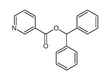 benzhydryl pyridine-3-carboxylate结构式