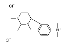 (1,2-dimethyl-4a,9-dihydropyrimido[6,1-a]isoindol-10-ium-6-yl)-trimethylazanium,dichloride Structure