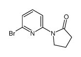 1-(6-bromopyridin-2-yl)pyrrolidin-2-one Structure