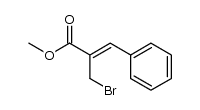 (Z)-1-bromo-2-carbomethoxy-3-phenyl-2-propene Structure