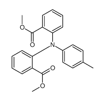 methyl 2-(N-(2-methoxycarbonylphenyl)-4-methylanilino)benzoate结构式