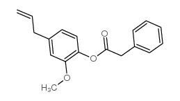 Eugenyl phenyl acetate structure