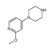 1-(2-Methoxy-pyridin-4-yl)-piperazine结构式