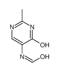 N-(2-methyl-6-oxo-1H-pyrimidin-5-yl)formamide结构式