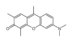 6-(dimethylamino)-2,4,9-trimethylxanthen-3-one结构式