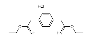 2,2'-p-phenylene-bis-acetimidic acid diethyl ester, dihydrochloride结构式