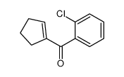 Methanone, (2-chlorophenyl)-1-cyclopenten-1-yl- Structure