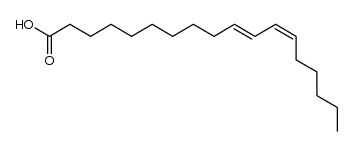 (10E,12Z)-10,12-Octadecadienoic acid结构式