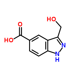 3-(Hydroxymethyl)-1H-indazole-5-carboxylic acid picture