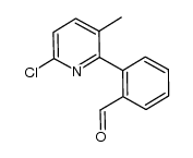 2-(6-chloro-3-methyl-pyridin-2-yl)-benzaldehyde结构式