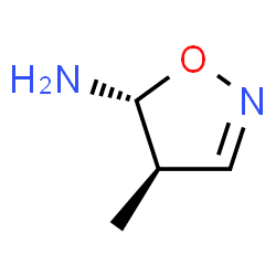 5-Isoxazolamine,4,5-dihydro-4-methyl-,trans-(9CI) Structure