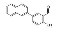 2-hydroxy-5-naphthalen-2-ylbenzaldehyde Structure