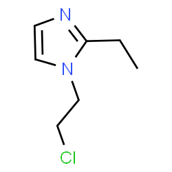 1-(2-chloroethyl)-2-ethyl-1H-imidazole hydrochloride结构式