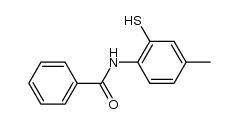 N-benzoyl-2-amino-5-methylthiophenol Structure