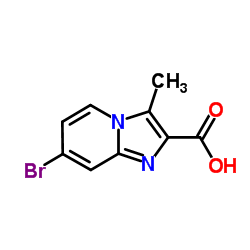 7-Bromo-3-methylimidazo[1,2-a]pyridine-2-carboxylic acid Structure